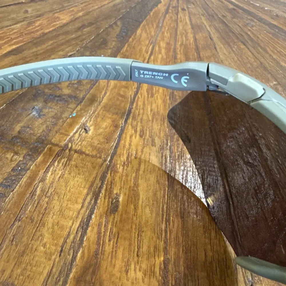 Gargoyles Trench Sunglasses Gray Green Frame / Smoke Lens Italy